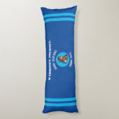 Warrior's Path Body Pillow: een credo van moed Lichaamskussen (Achterkant (Verticaal))