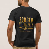 Warrior's Path Gesmeed door het Pad T-Shirt (Achterkant)