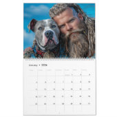 Warriors & Pitbull Dog Heroes Kalender (Jan 2026)