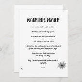 WARRIOR'S PRAYER FEESTDAGENKAART (Voorkant / Achterkant)