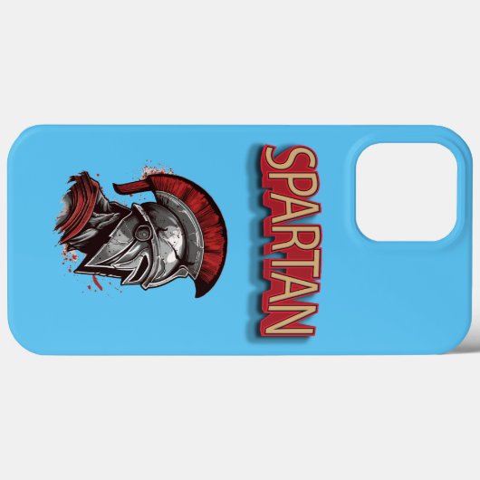 Warrior's Pride - Spartaanse helm met rode pluim Case-Mate iPhone Case (Achterkant (horizontaal))