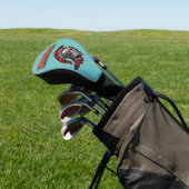 Warrior's Pride - Spartaanse helm met rode pluim Golfheadcover (Insitu)