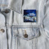 Warrior's Return Vierkante Button 5,1 Cm (In situ)