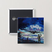 Warrior's Return Vierkante Button 5,1 Cm (Voorkant /achterkant)