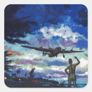 Warrior's Return Vierkante Sticker