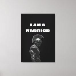 Warrior's Spirit Spartan Helm Ar Canvas Afdruk