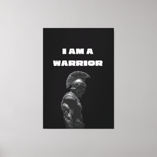 Warrior's Spirit Spartan Helm Ar Canvas Afdruk