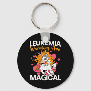 Warriors zijn magische eenhoorn leukemie bewustzij sleutelhanger