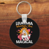 Warriors zijn magische eenhoorn leukemie bewustzij sleutelhanger (Voorkant)