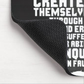 Warriors zijn niet geboren en niet gemaakt muismat (Hoek)