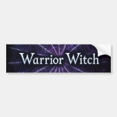 WarriorWitch Bumpersticker (Voorkant)
