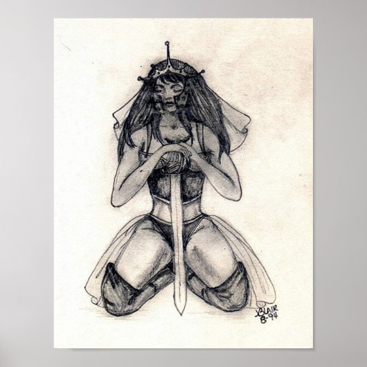 Warror Woman Poster (Voorkant)