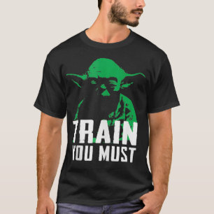 Wars Green Hue Train moet je portret T-shirt