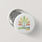 Warsaw Poland 2026 International Convention Pin Ronde Button 3,2 Cm (Voorkant /achterkant)