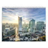 Warsaw-Poland Calendar Kalender (Hoes)