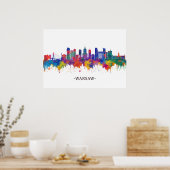 Warsaw Poland Skyline Poster (Keuken)