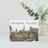 WARSAW POLAND STARE MIASTO OLD TOWN v.2 Briefkaart (Staand voorkant)