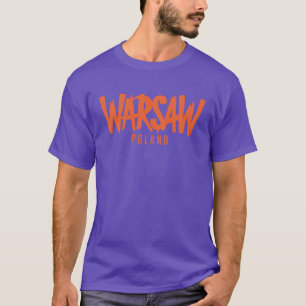 Warsaw Polen Souvenir familie T-shirt