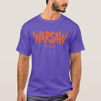 Warsaw Polen Souvenir familie T-shirt