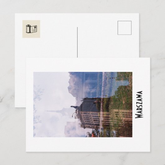 Warsaw Postcard Briefkaart (Voorkant / Achterkant)