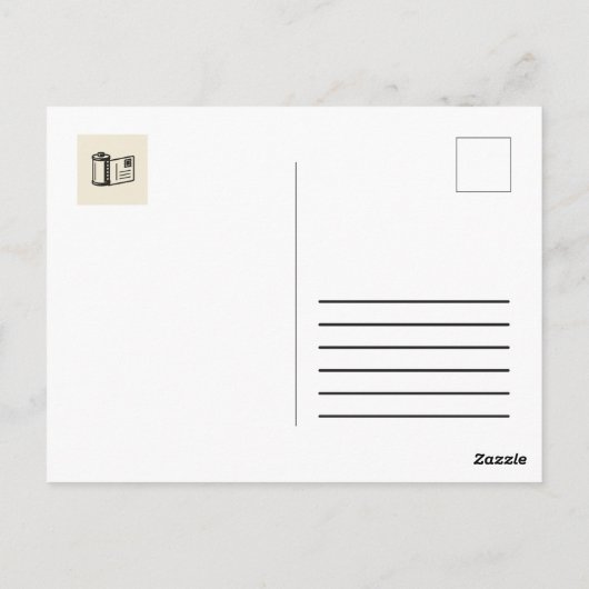 Warsaw Postcard Briefkaart (Achterkant)