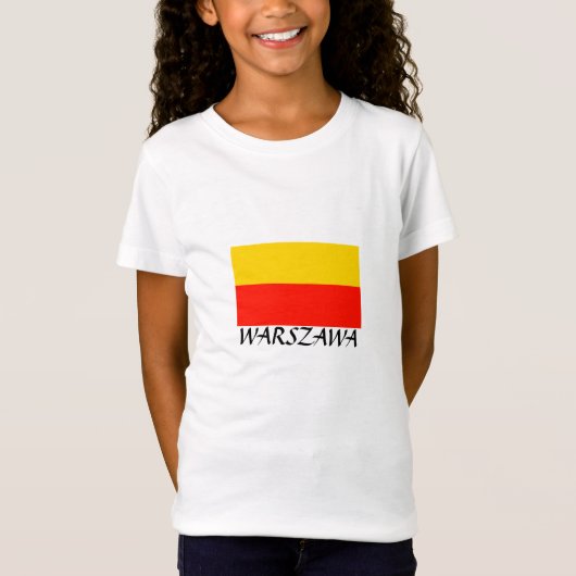 Warsawf Flag "WARSZAWA" T-shirt (Voorkant)