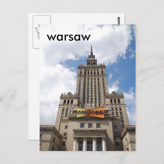 Warschau Briefkaart (Voorkant / Achterkant)