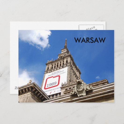 Warschau Briefkaart (Voorkant / Achterkant)