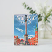 Warschau, de opkomende ster van Oost-Europa Briefkaart (Staand voorkant)