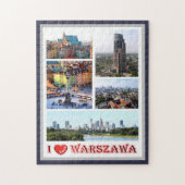 Warschau - I Love - Legpuzzel (Verticaal)