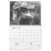 Warschau in zwart-wit kalender (Feb 2027)