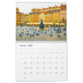 Warschau Kalender – Met de Hand Getekende Landmerk (Jan 2027)