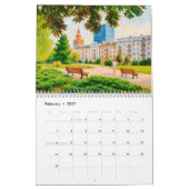 Warschau Kalender – Met de Hand Getekende Landmerk (Feb 2027)
