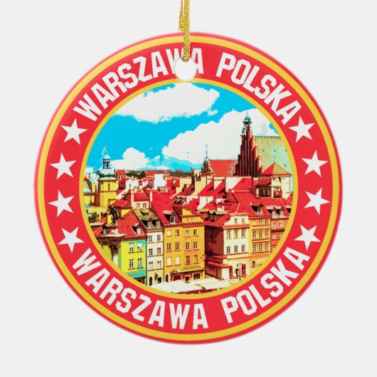 Warschau Keramisch Ornament (Achterkant)