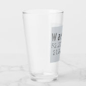 Warschau Latitude Lengtegraad Glas (Rechts)