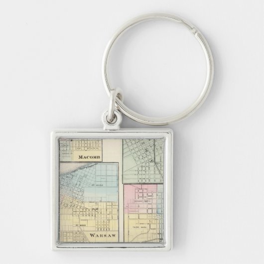 Warschau, Macomb, Marshall, kanton Sleutelhanger (Voorkant)