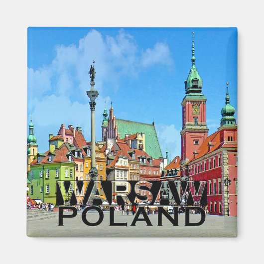 Warschau Magneet (Voorkant)