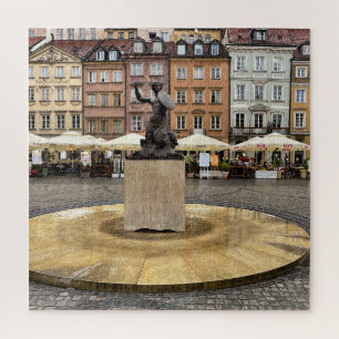 Warschau Mermaid Poland Old Town Legpuzzel