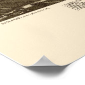 Warschau, NY Panoramic Map - 1885 Poster (Hoek)