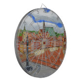 Warschau-Oude stad Dartbord (Voorkant Links)