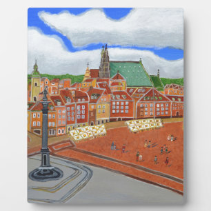 Warschau-Oude stad Fotoplaat