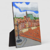 Warschau-Oude stad Fotoplaat (Zijkant)