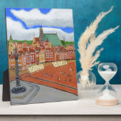 Warschau-Oude stad Fotoplaat (Zijkant)