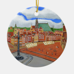 Warschau-Oude stad Keramisch Ornament