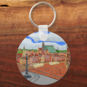 Warschau-Oude stad Sleutelhanger (Voorkant)