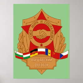 Warschau Pact, USSR, Socialistisch Oostblok Poster