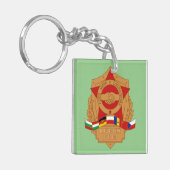 Warschau Pact, USSR, Socialistisch Oostblok Sleutelhanger (Voorkant Links)