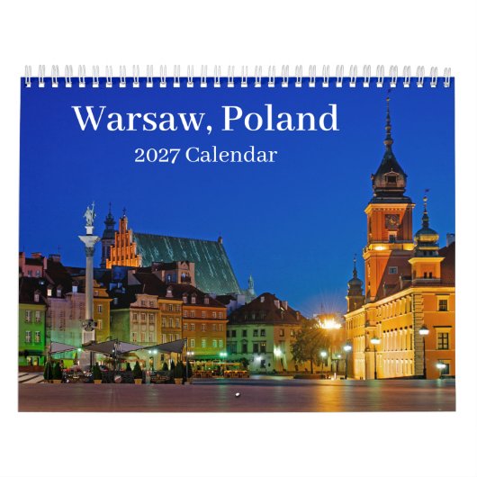 Warschau Polen 2025 Agenda Kalender (Hoes)