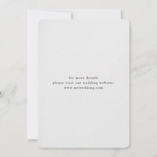 Warschau Polen bestemming bruiloft Save The Date (Achterkant)