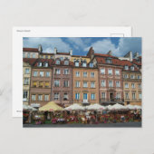 Warschau, Polen Briefkaart (Voorkant / Achterkant)